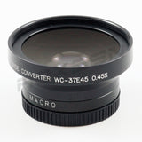 0.45x Wide Angle Conversion Lens 37mm / 52mm / 55mm for Canon Sony Nikon Panasonic Pentax DC camcorder