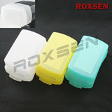 White / 3 color softbox Flash Soft Bounce Diffuser for Canon 430EX / 580EX II / 600EX-RT / Nikon SB600 / SB800 / SB900