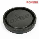 Plastic camera body cap / rear lens cap for Sony E mount NEX mirrorless camera