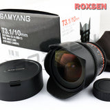 Samyang 10mm T3.1 ED AS NCS CS APS-C Wide Angle Lens for Nikon F mount video DSLR