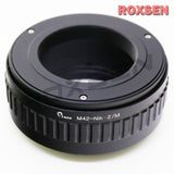 M42 screw mount lens to Nikon Z mount adapter macro focusing helicoid - Z5 Z6 II Z7 Z50 Z fc