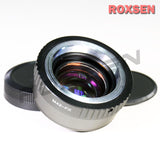 0.72x Focal Reducer Speed Booster Adapter for M42 mount lens to Fujifilm X mount camera FX - X-Pro1 T1