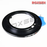 Nikon F mount AF-S G DX Lens to Canon EOS EF Camera Mount Adapter - 70D 5D III 6D