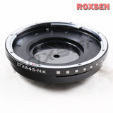 Contax 645 C645 lens to Nikon F mount adapter with aperture - Df D4S D610 D750 D810 D5300 D7100