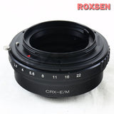 Contarex CRX lens to Canon EOS M EF-M mount mirrorless adapter - M2 M5 M6 M50