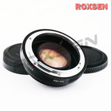 0.72x Focal Reducer Speed Booster Adapter for Canon FD mount lens to Fujifilm X mount camera FX - X-Pro1 T1