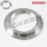 M42 screw mount lens to Canon EF mount adapter silver non-flange - 5D III 6D 70D 700D 650D