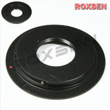 Macro C mount 16mm film CCTV lens to Canon EOS EF mount adapter - 5D III 6D 70D 700D 650D