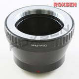 M42 screw mount lens to Pentax Q P/Q mount adapter - Q Q7 Q10