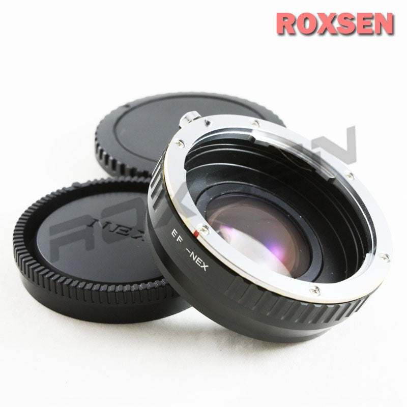 0.72x Focal Reducer Speed Booster Adapter for Canon EOS EF lens to Sony E mount APS-C - A6000 NEX-6