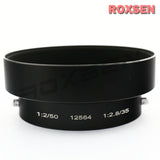 Replacement Metal Lens Hood for Leica 12564 - Elmarit R 35mm f2.8 Summicron R 50mm f2