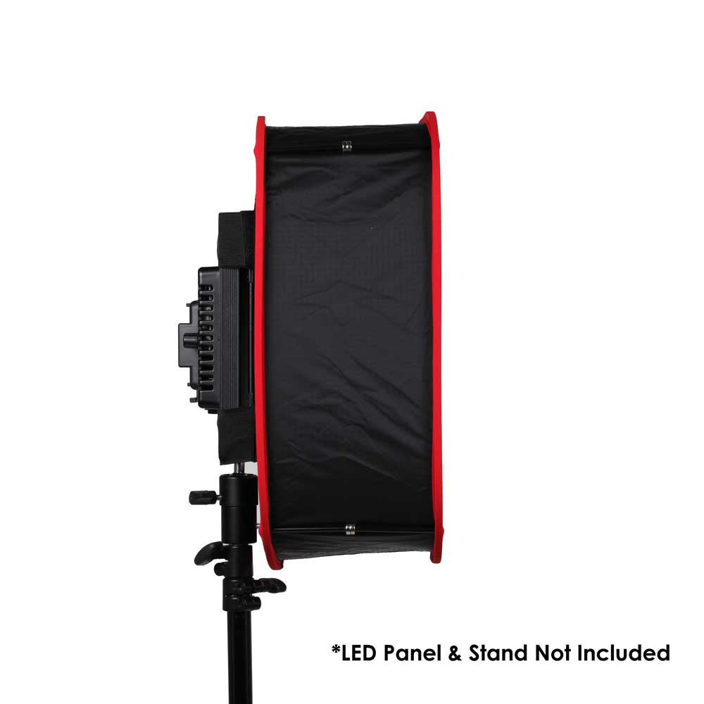 D-Fuse LED Light Panel Softbox universal black - square large 12" / medium 9.25"