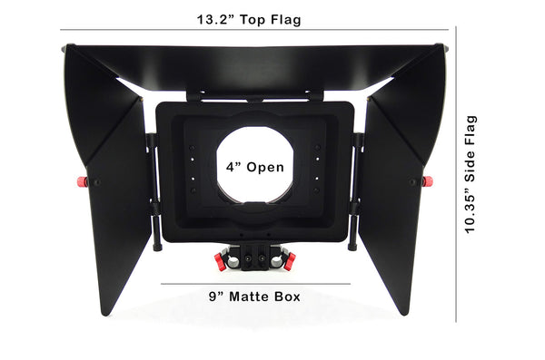 Kamerar MAX-1 Video Matte Box with Donut for cinema camera 15mm rail system