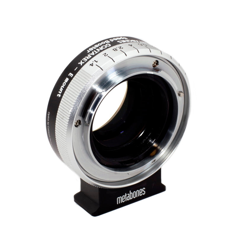 Metabones Contarex Lens to Fuji X Speed Booster (Chrome) - 0.71x glass for Fujifilm mirrorless camera X-Pro2 T100 A1