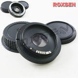 EMF AF confirm adapter for Canon FD lens to Canon EOS EF mount glass - focus infinity - 5D III 6D 650D 700D 60D 70D