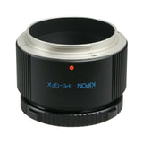 Kipon P60-GFX lens adapter for Pentacon 6 Kiev 60 mount lens to Fujifilm G-Mount Fuji GFX medium format mirrorless camera Pro Adapter - GFX 50S 100S