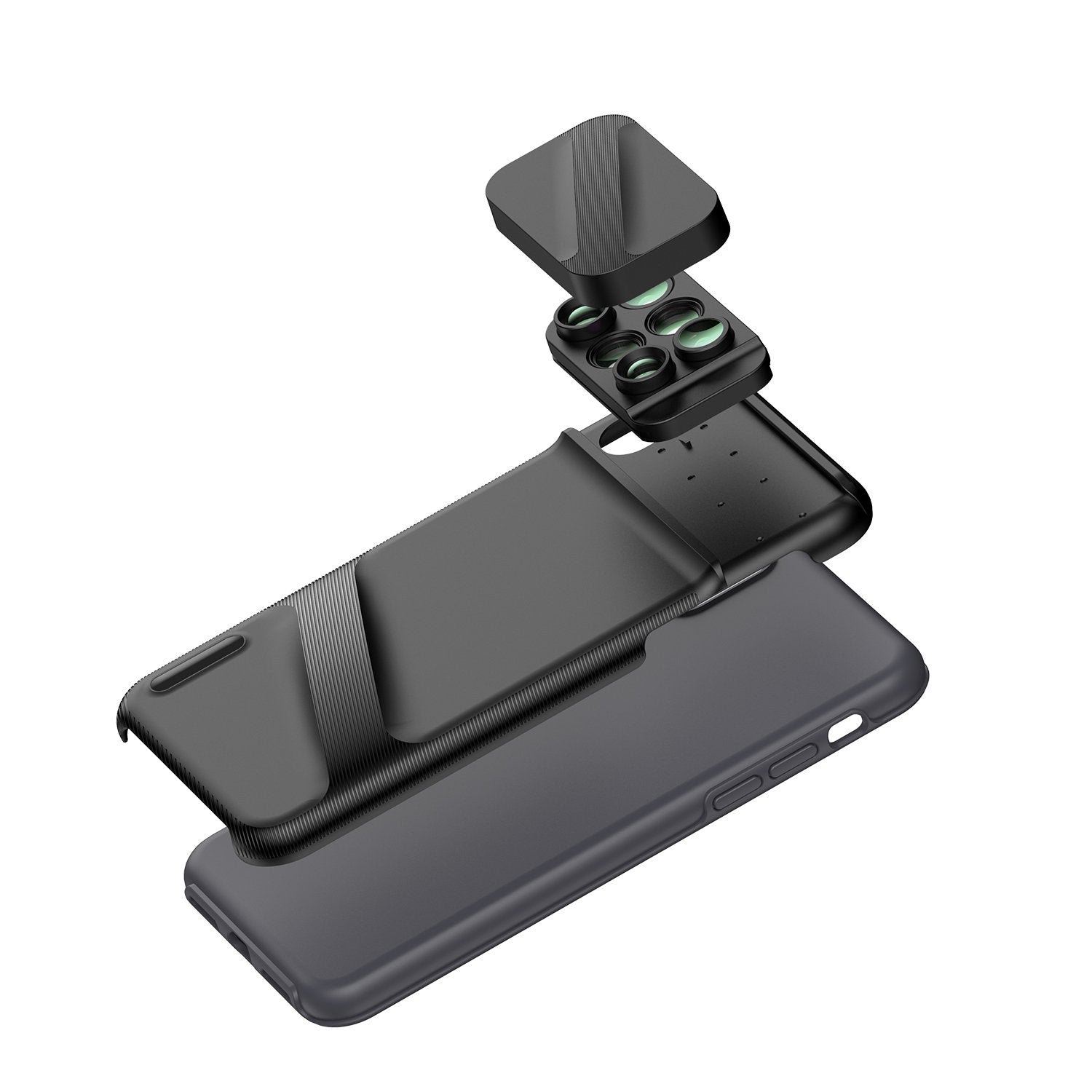 Ztylus Switch 6 Mark II Dual Optics 6-in-1 lens kit for iPhone XS Max fisheye tele macro